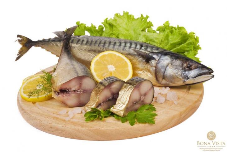 Скумбрия (Verat, Caballo) – Блестящая рыба, среднего размера, светло-зеленого цвета с серыми полосками на спине.